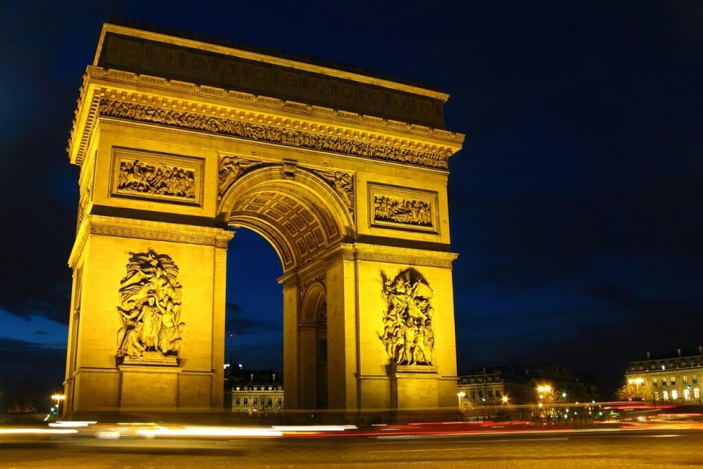 atrações imperdíveis de paris -arco do triunfo