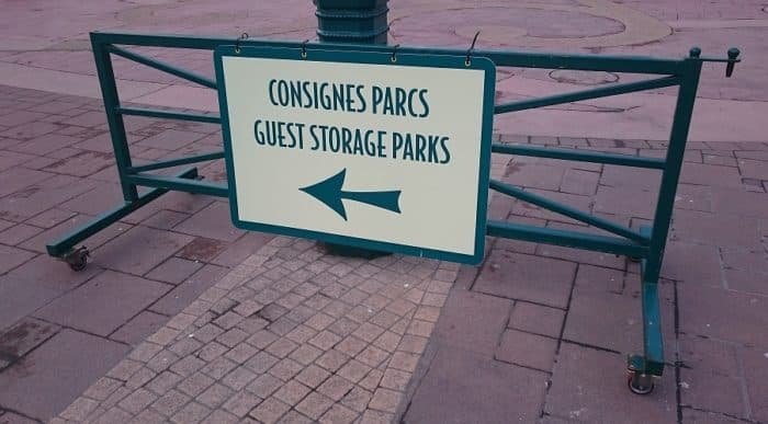 onde guardar minhas bagagens na disneyland paris? consigne