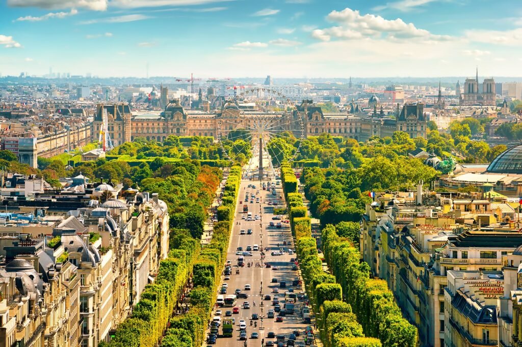 atrações imperdíveis de paris -champs elysées