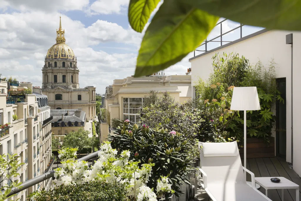 hotéis em paris - le cinq codet vista