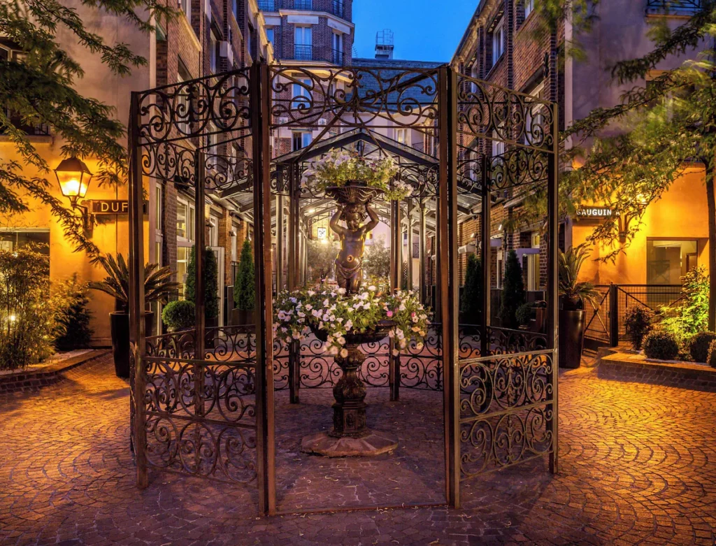 hoteis românticos de paris - les jardins du marais