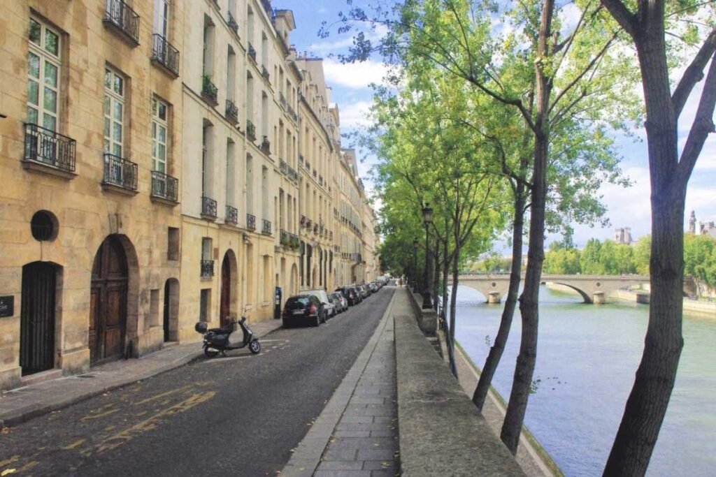 Ruas charmosas da Île Saint-Louis - roteiro paris 5 dias