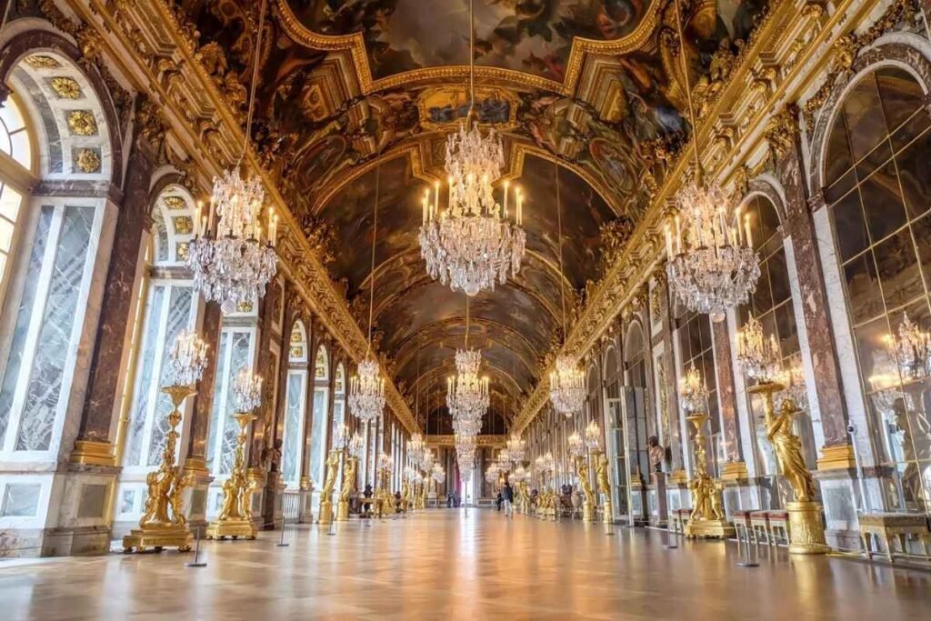 Salão dos Espelhos no Palácio de Versalhes - roteiro paris 5 dias