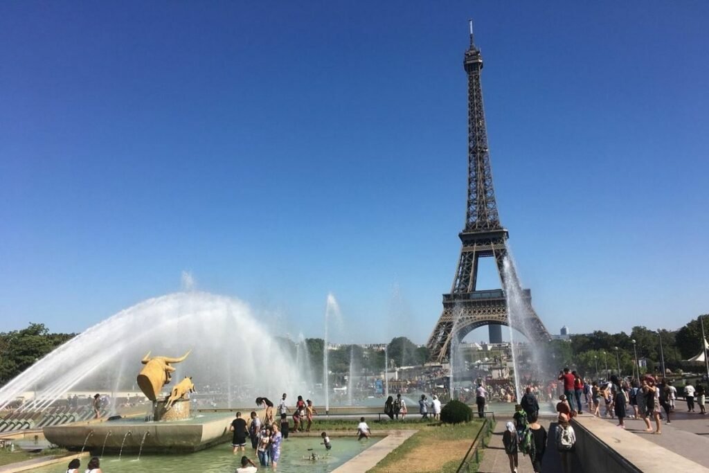 Vista da Torre Eiffel a partir dos Jardins do Trocadéro - roteiro paris 5 dias