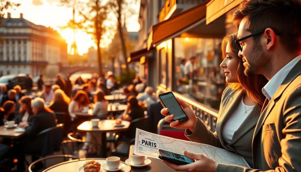 rotina parisiense e horários de atrações